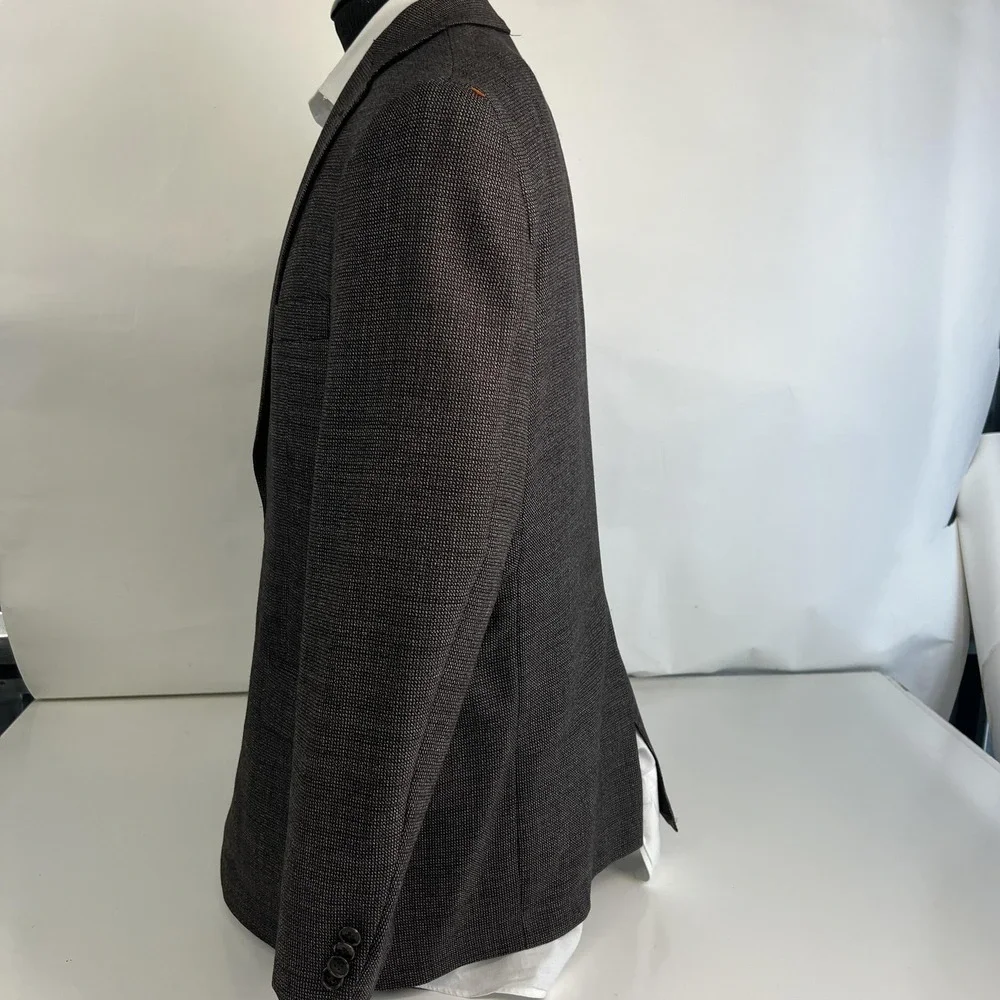 Hart Schaffner Marx Blazer Mens 42S Gray Tweed Sport Coat Dillard's Made USA
